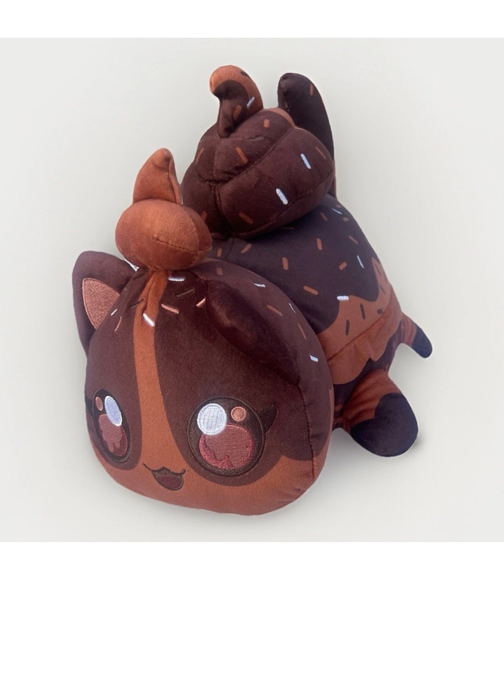 Aphmau MeeMeows 11" Chocolate Ice Cream Cat, EUC